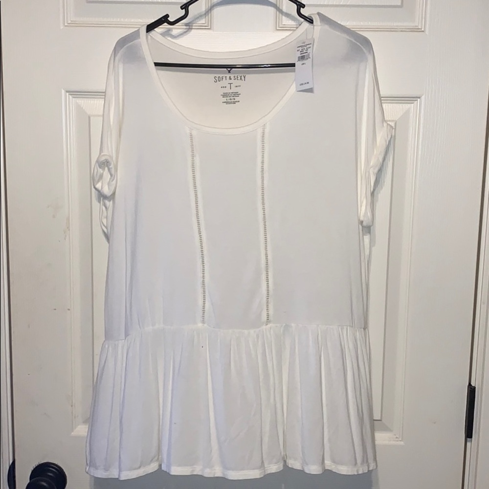 American Eagle/soft and sexy white shirt